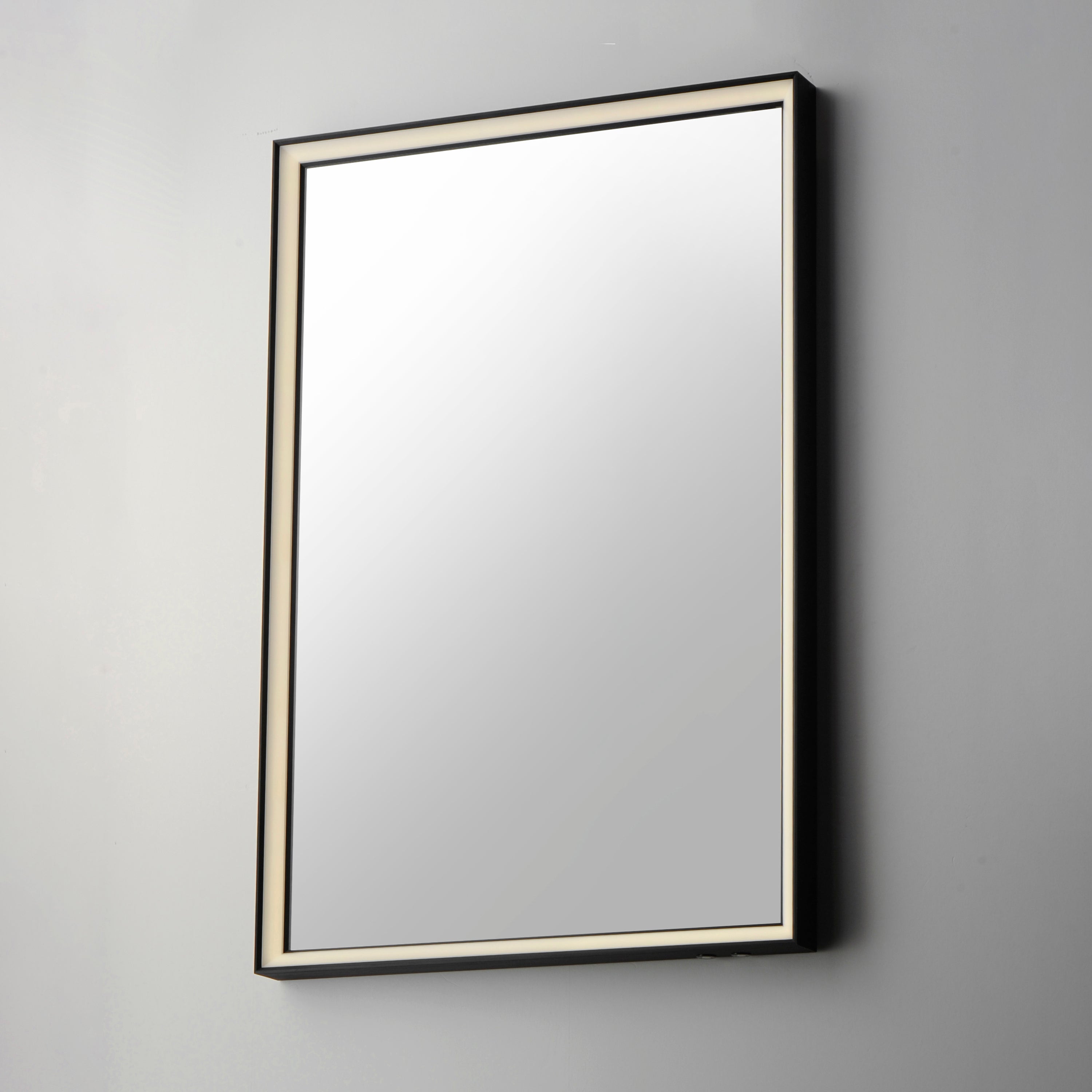 Bevel 24 Inch LED Mirror – Brushed Black – E42061-BBK