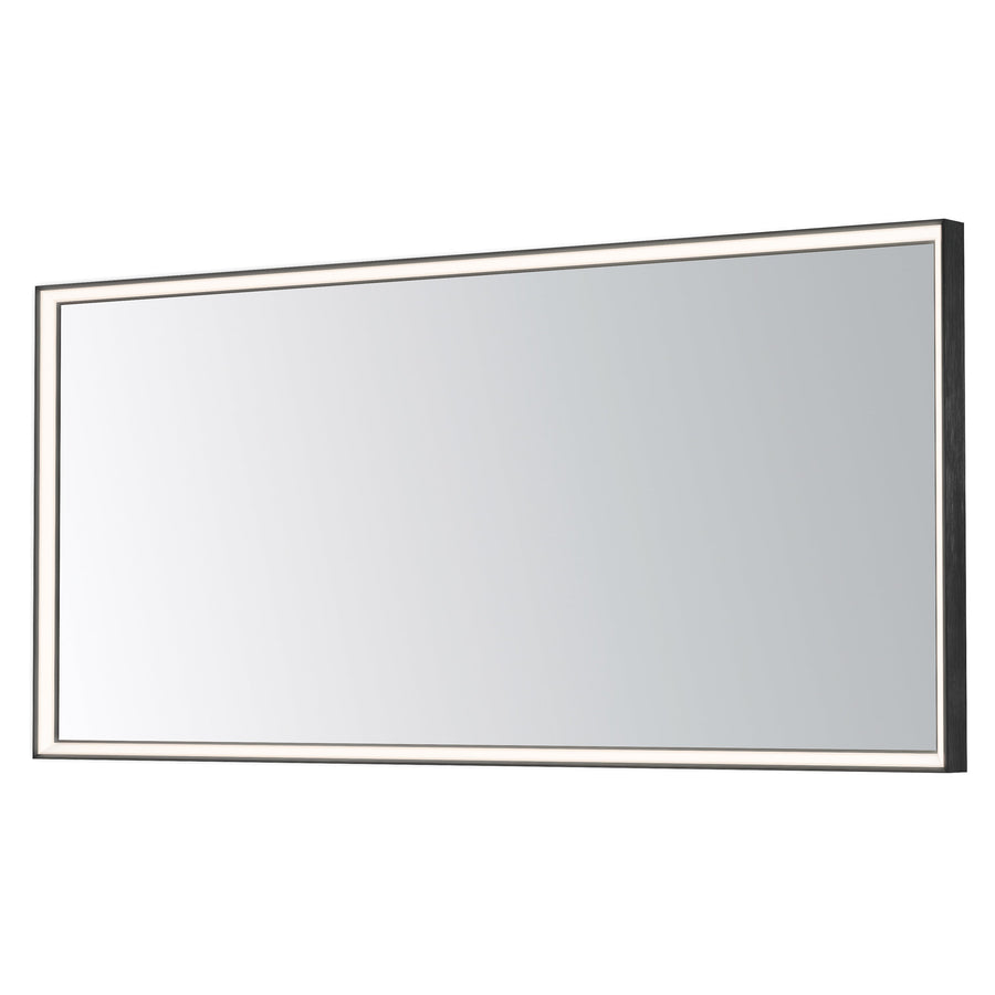 Bevel 60 Inch LED Mirror – Brushed Black – E42064-BBK