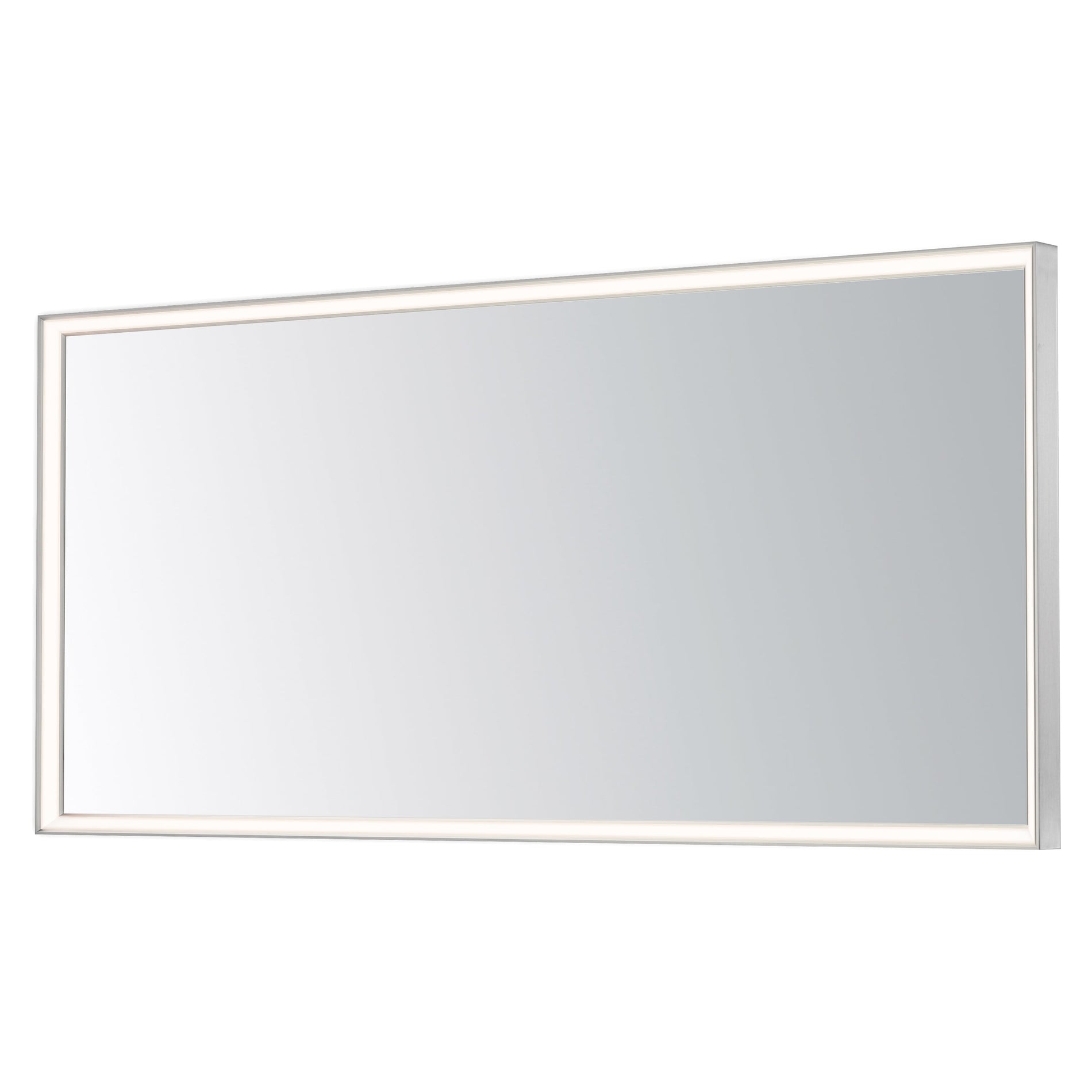 Bevel 60 Inch LED Mirror – Satin Nickel – E42064-SN