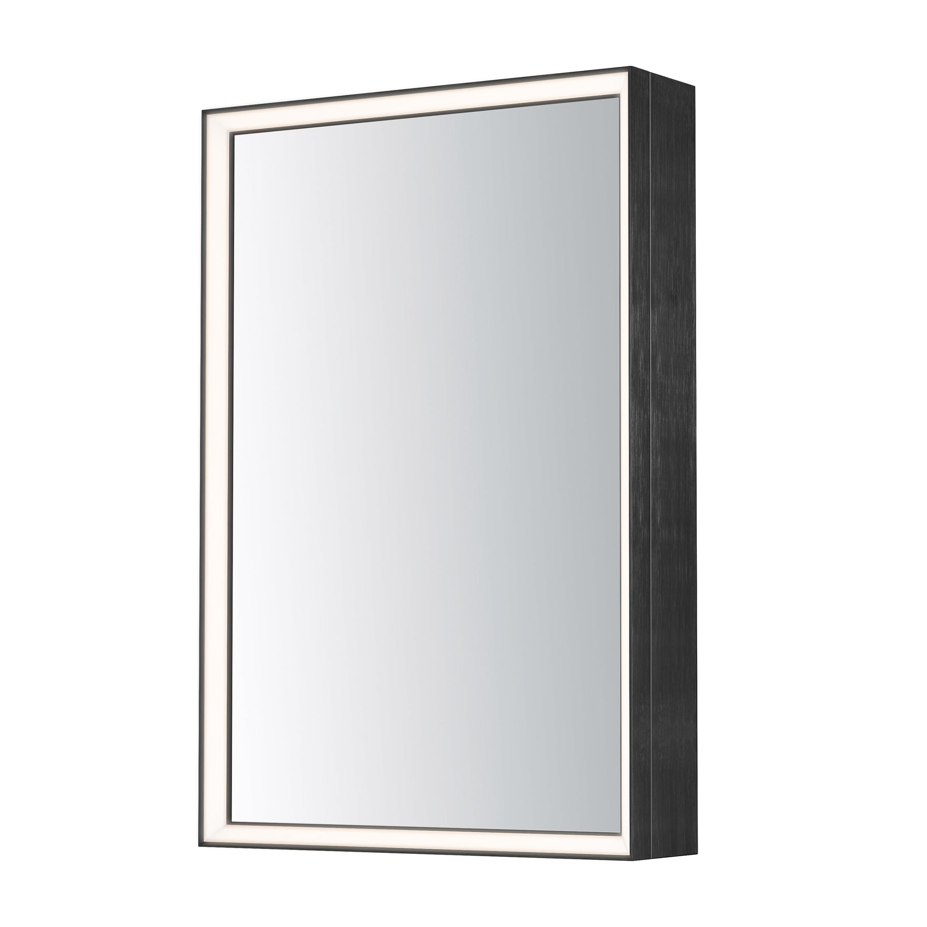 Bevel 24 Inch LED Mirror – Brushed Black – E42065-BBK