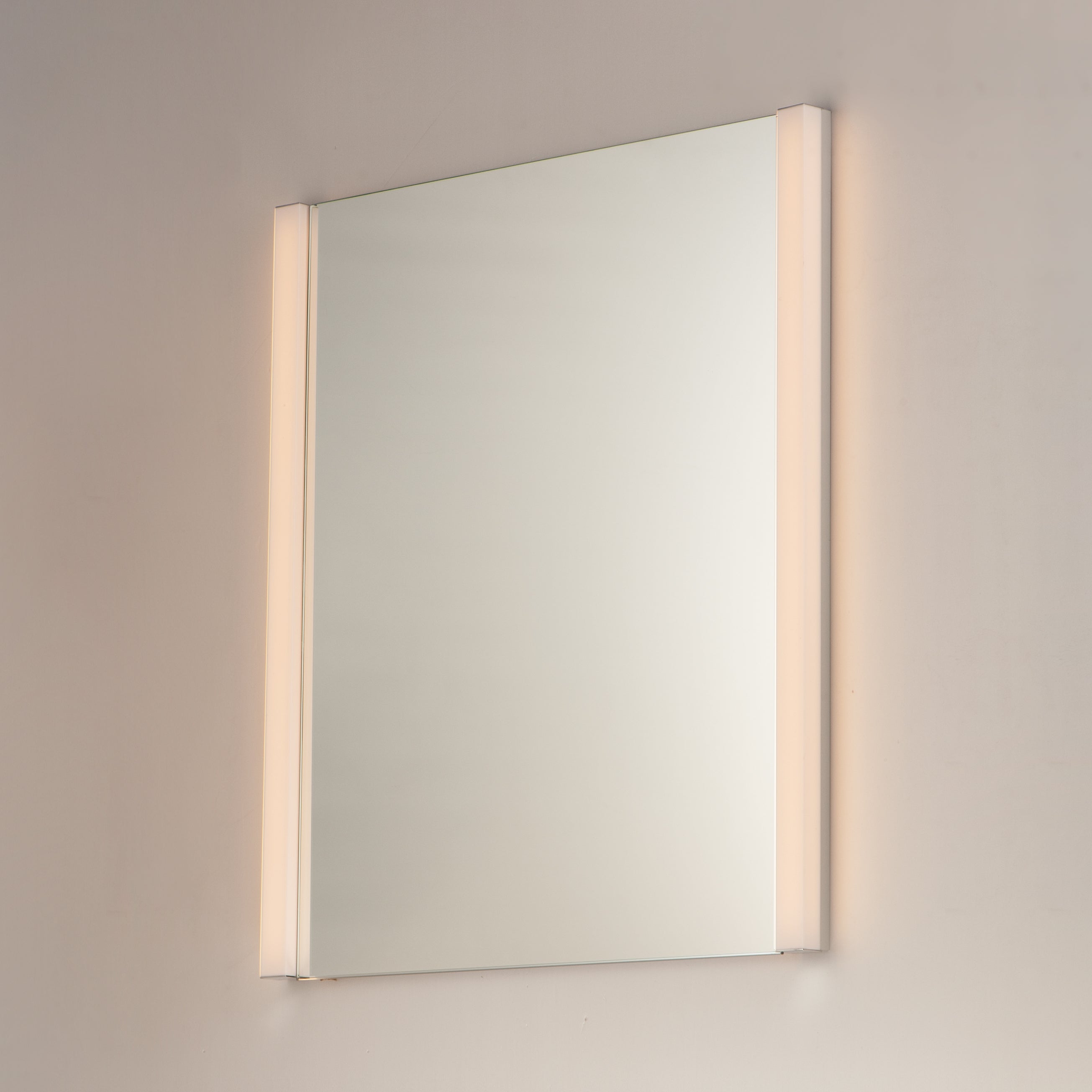 32.75 Inch Lighted Mirror – Polished Chrome