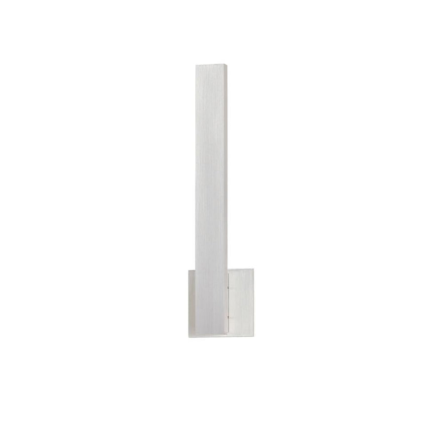 Alumilux Line 5CCT 18 Inch Outdoor Wall Sconce – Satin Aluminum – E42341-SA