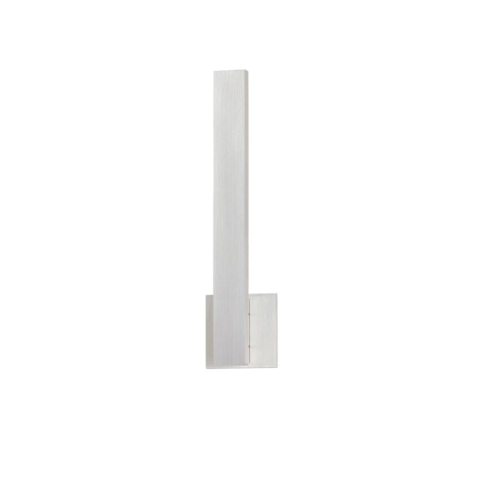 Alumilux Line 5CCT 18 Inch Outdoor Wall Sconce – Satin Aluminum – E42341-SA