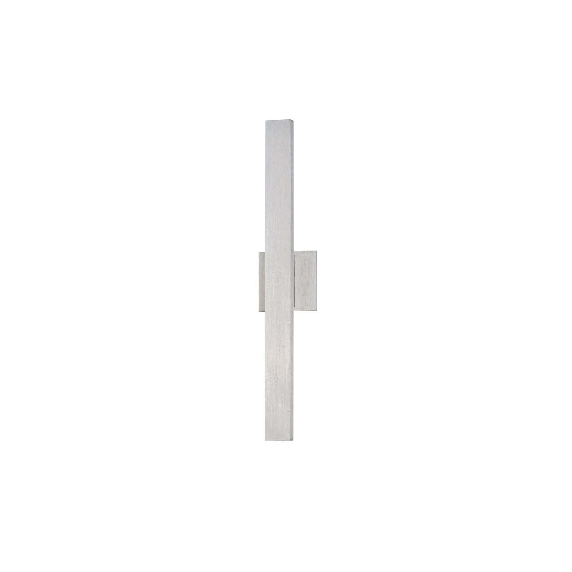 Alumilux Line 5CCT 24 Inch Outdoor Wall Sconce – Satin Aluminum – E42342-SA