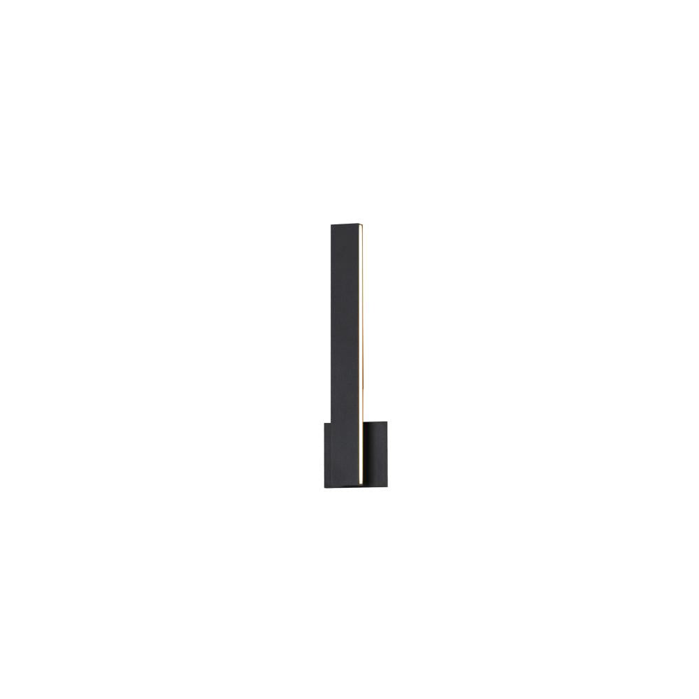 Alumilux Sideline 18 Inch Outdoor Wall Sconce – Black – E42361-BK