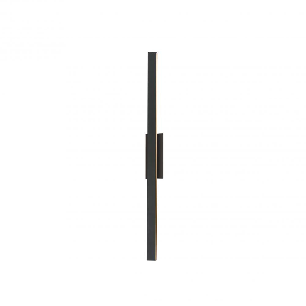 Alumilux Sideline 51 Inch Outdoor Wall Sconce – Black – E42364-BK