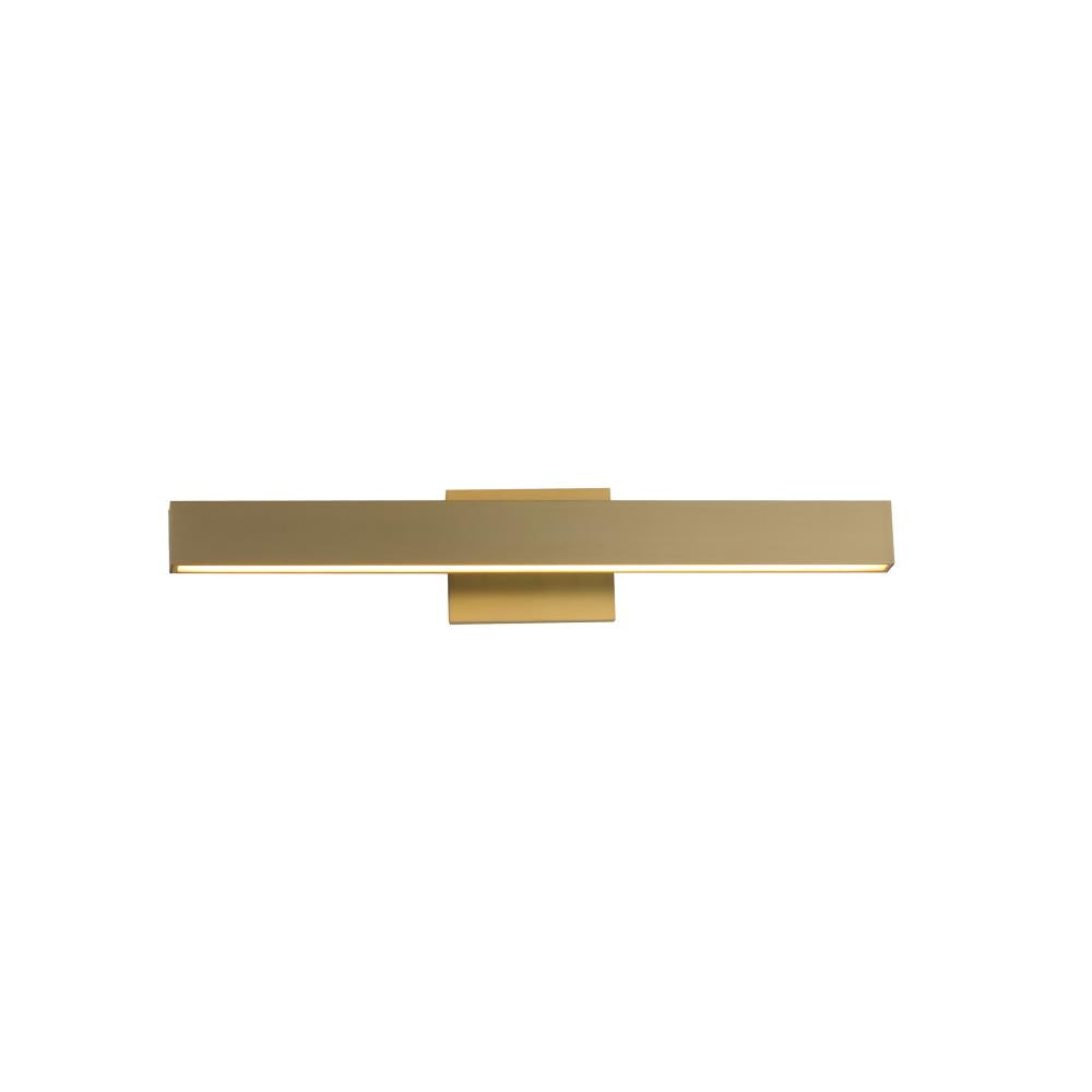 Alumilux Sideline 0 Inch Bath Vanity Light – Satin Brass – E42662-SBR