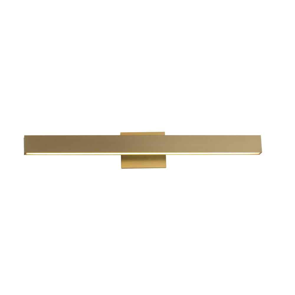 Alumilux Sideline 0 Inch Bath Vanity Light – Satin Brass – E42663-SBR