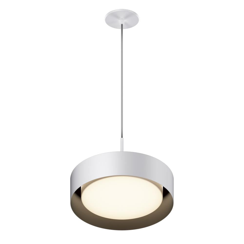 13 Inch Pendant – White / Black