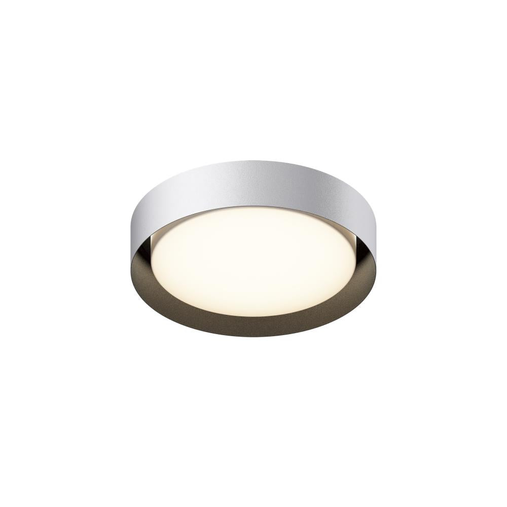 16 Inch Flush Mount – White / Black