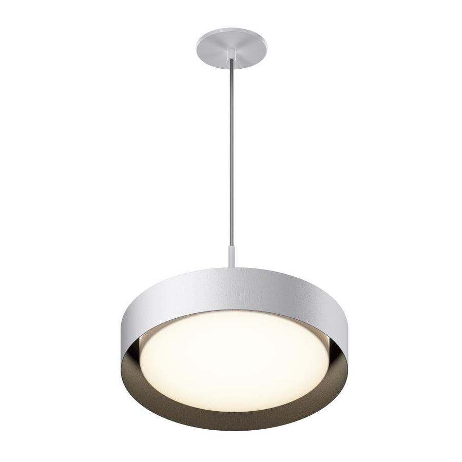 16 Inch Pendant – White / Black
