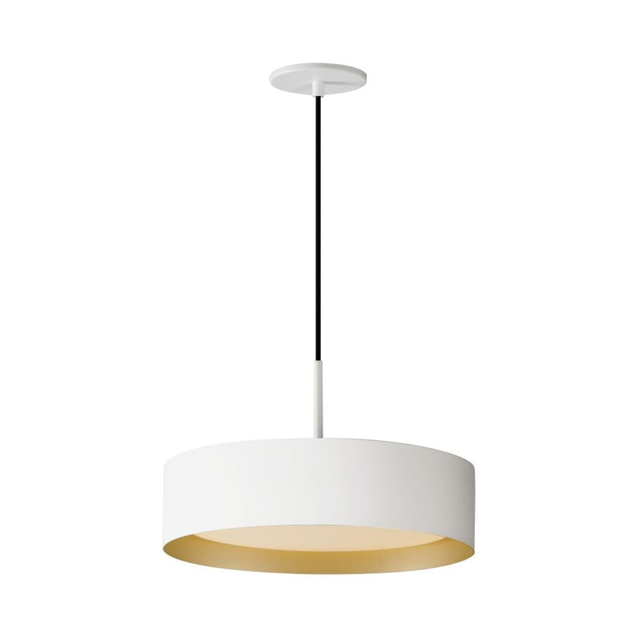 16 Inch Pendant – White/Gold
