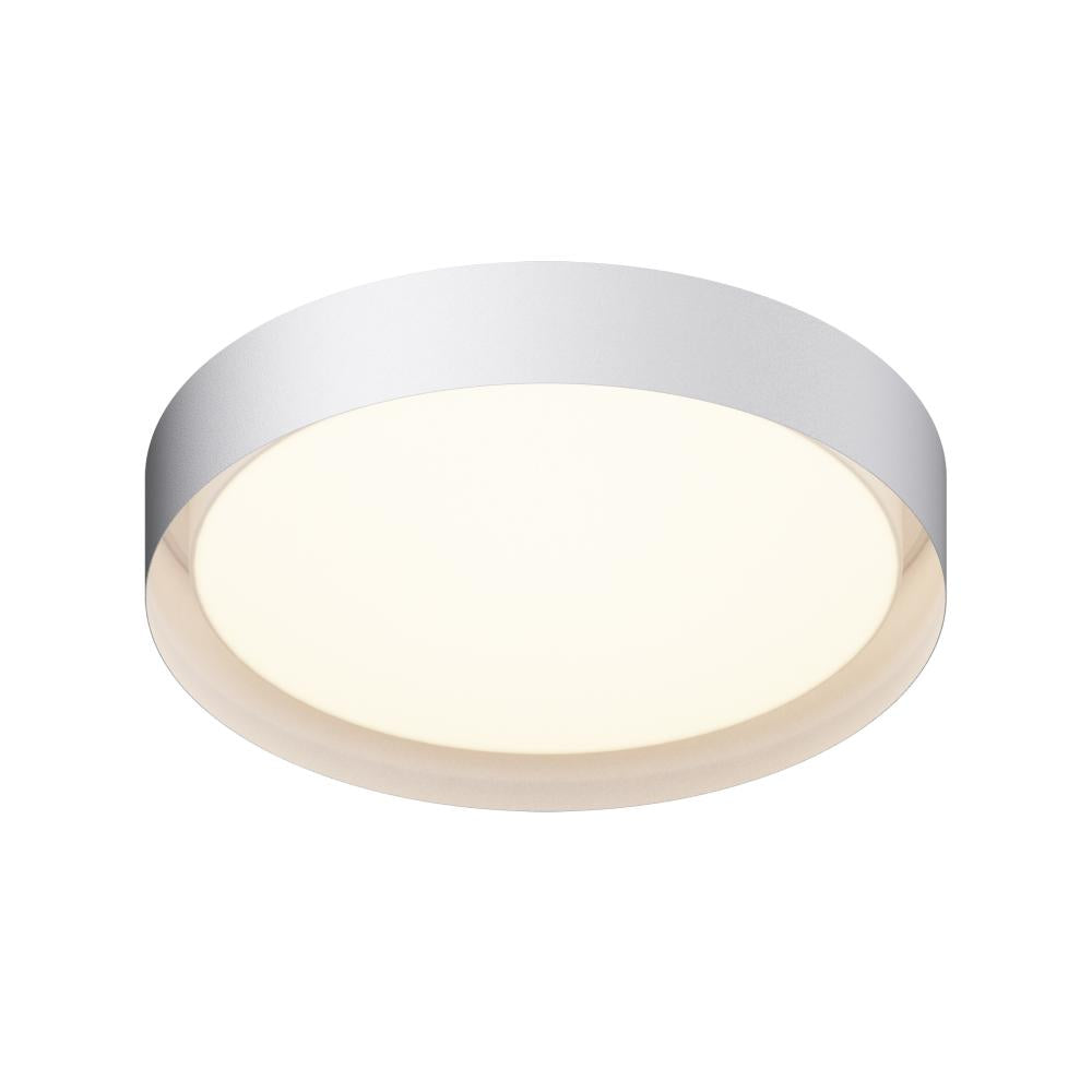 24 Inch Flush Mount – White