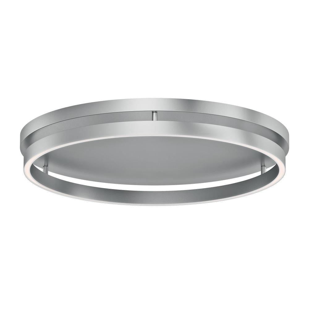 Groove 5CCT 24 Inch Flush Mount Ceiling Light – Brushed Aluminum – E52720-AL