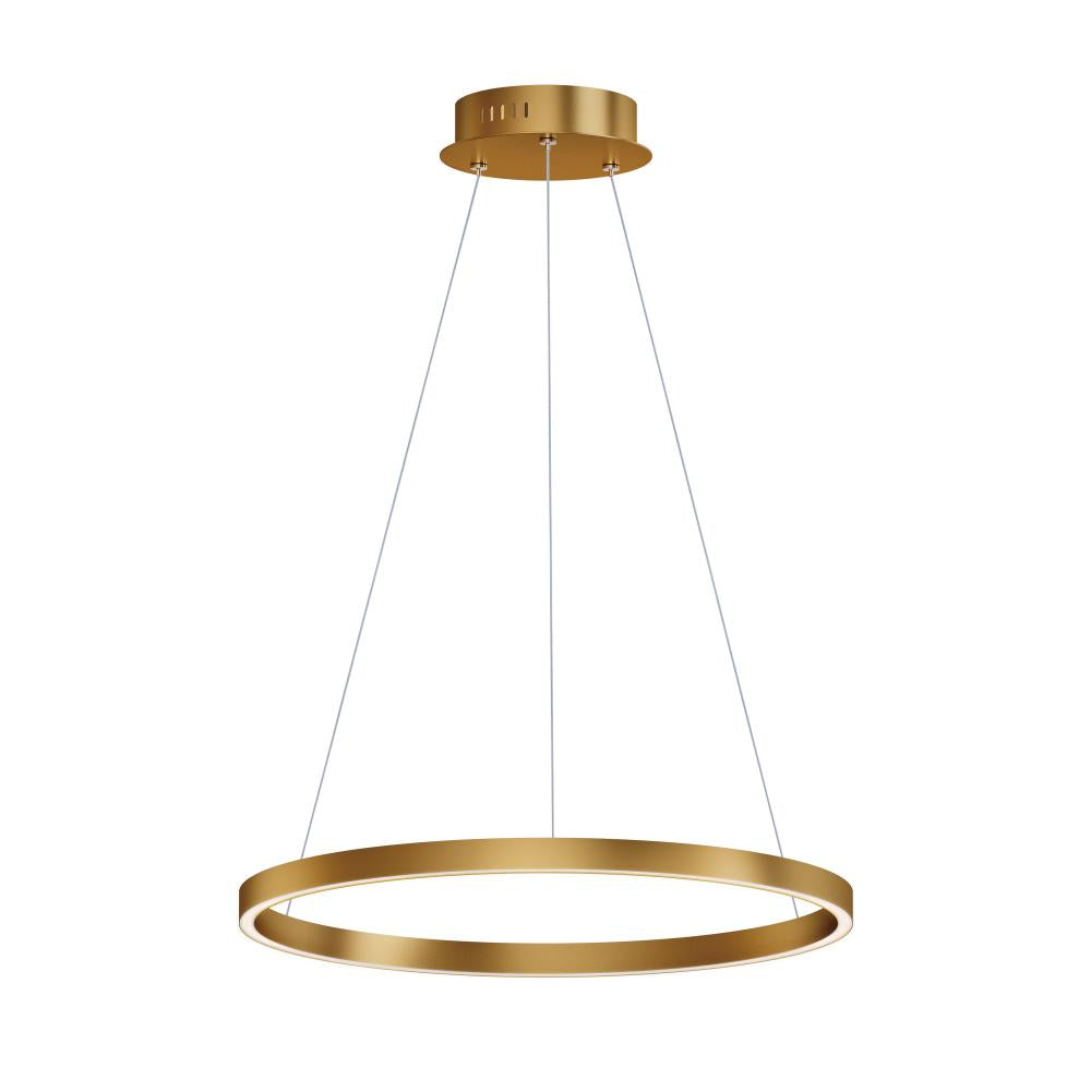 Groove 5CCT 24 Inch Single Pendant – Gold – E52724-GLD