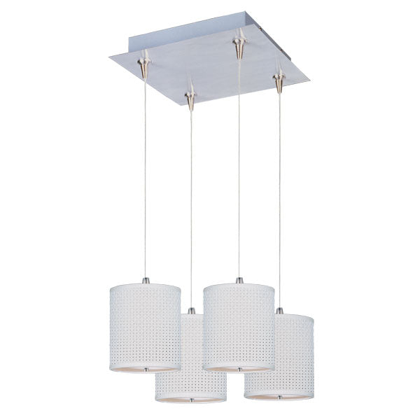 ET2 Lighting E95495-100SN Multi-Light Pendant - Satin Nickel