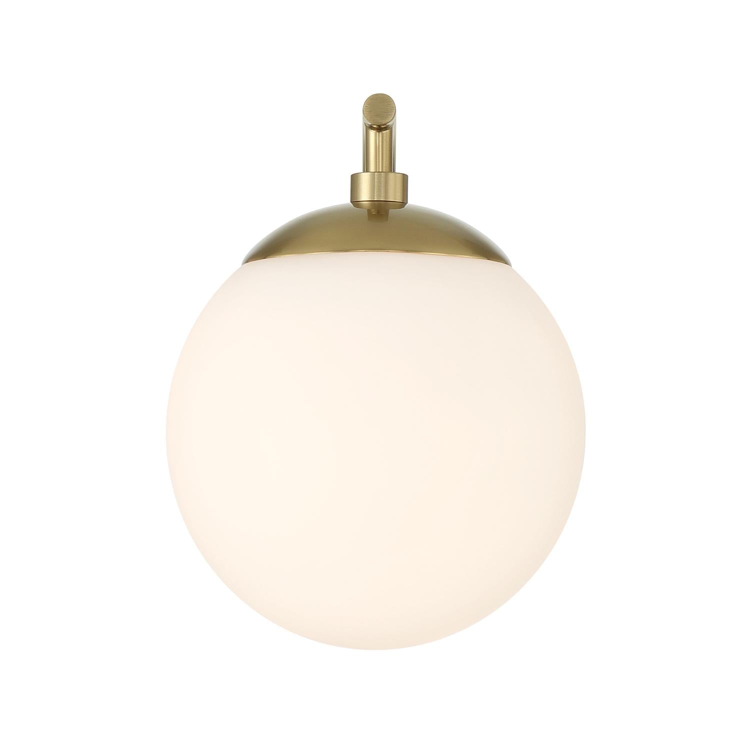 Crystorama Maverick ED0121001VG – 6 Inch – 1 Light – Bath Vanity Light – Vibrant Gold – Damp Rated