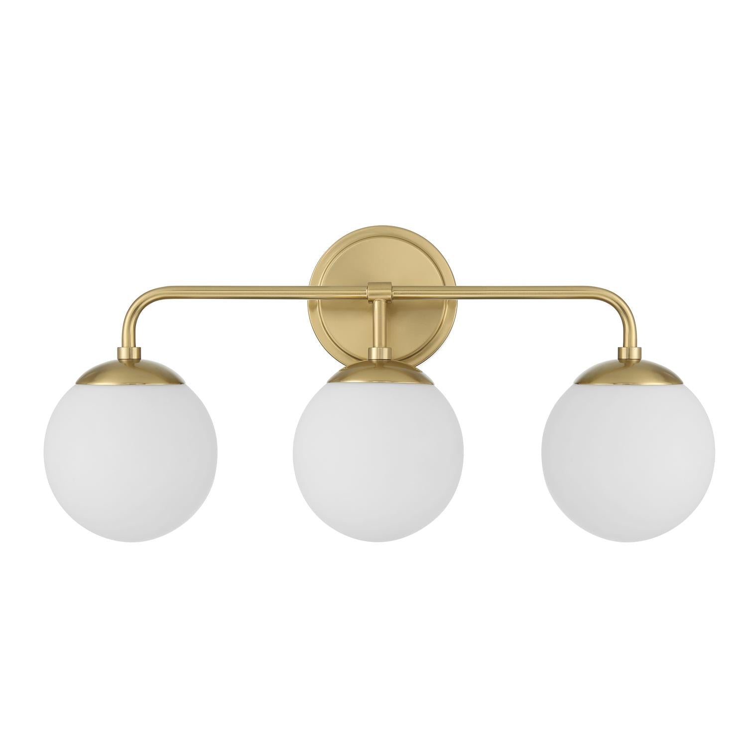 Crystorama Maverick ED0121003VG – 23 Inch – 3 Light – Bath Vanity Light – Vibrant Gold – Damp Rated