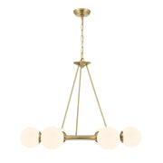 Crystorama Maverick ED0161006VG – 33.5 Inch – 6 Light – Chandelier – Vibrant Gold – Damp Rated