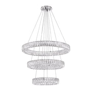 Crystorama Kinsley ED3563201CH – 32 Inch – Chandelier – Polished Chrome – Dry Rated