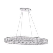 Crystorama Kinsley ED3563901CH – 39 Inch – Chandelier – Polished Chrome – Dry Rated