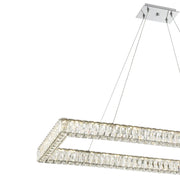 Crystorama Kinsley ED3565001CH – 50 Inch – Chandelier – Polished Chrome – Dry Rated