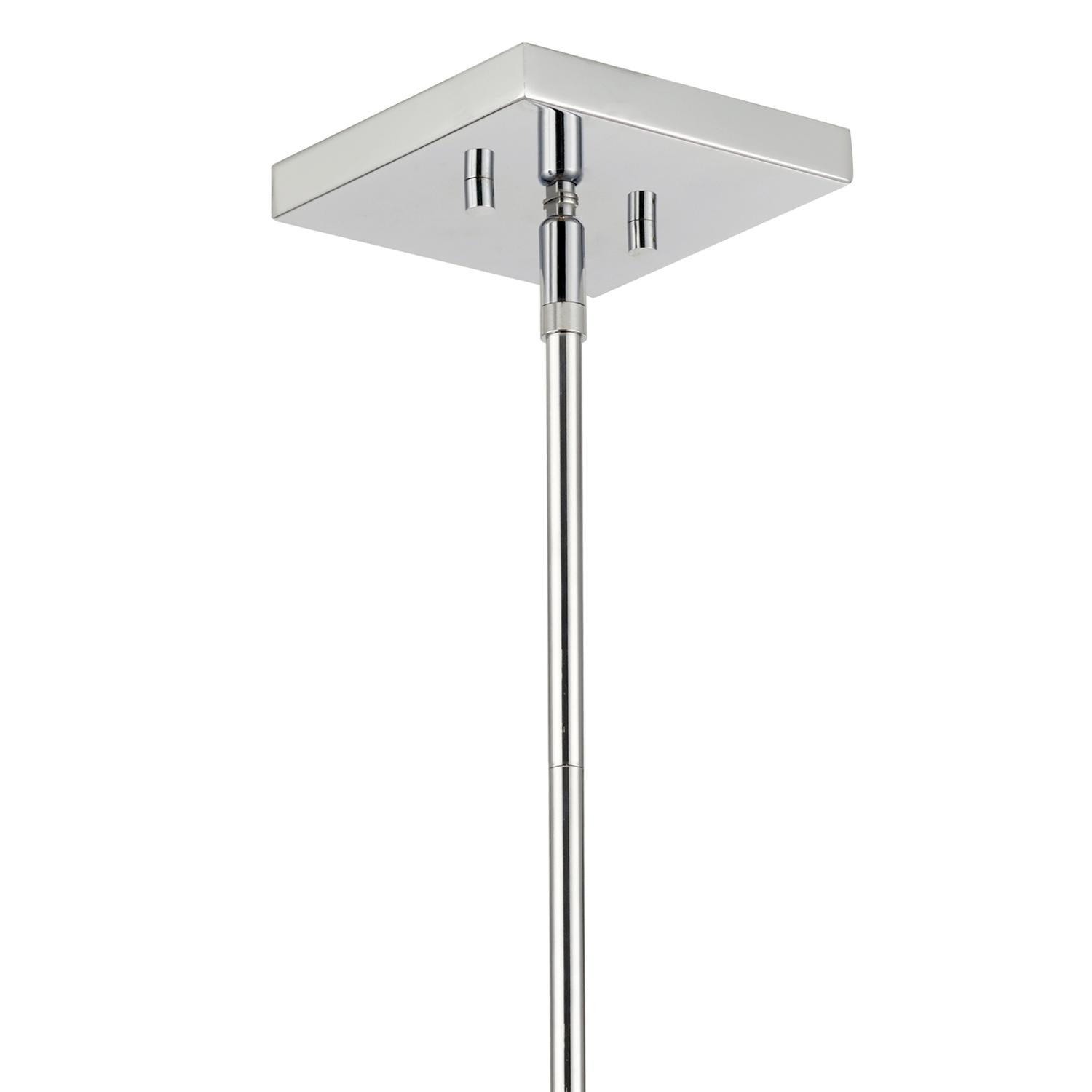 Crystorama Kai ED884124CH – 8 Inch – 4 Light – Pendant Light – Polished Chrome – Dry Rated