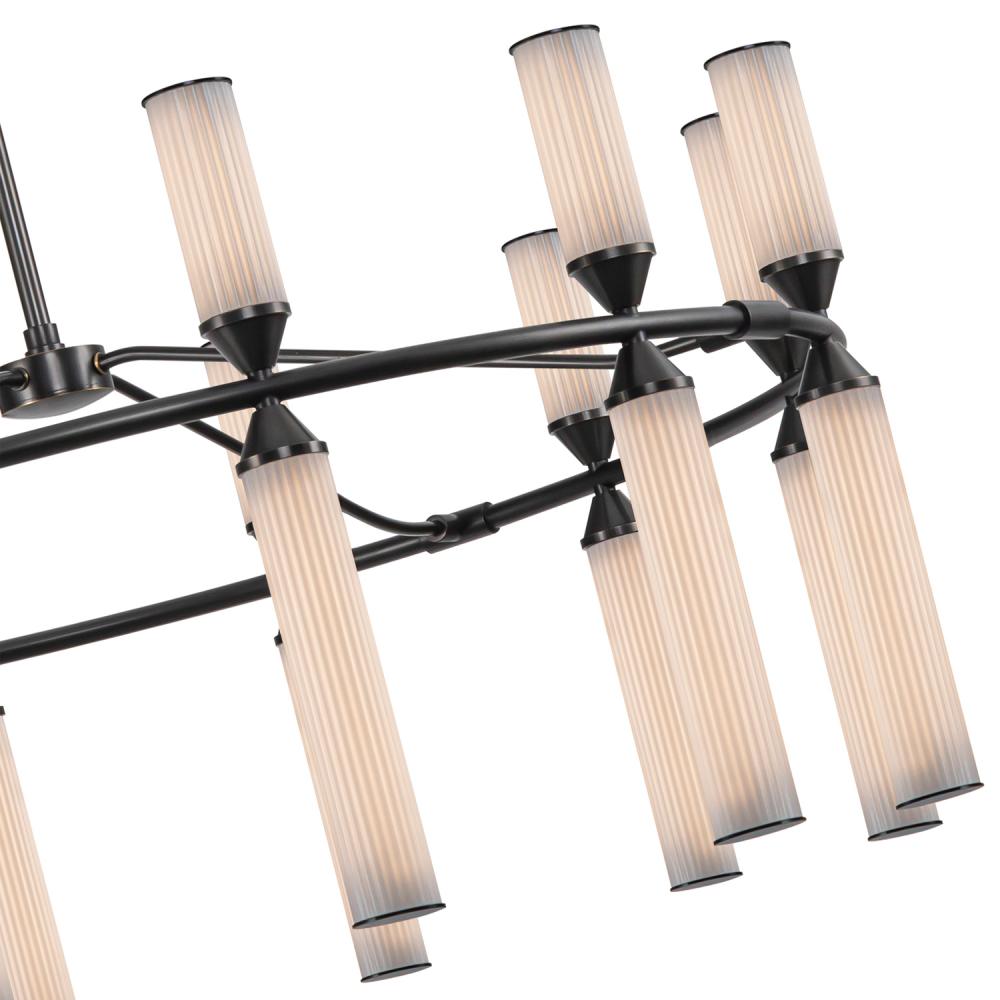 Alora Lighting EDWIN CH348038UBFR Chandelier - Urban Bronze