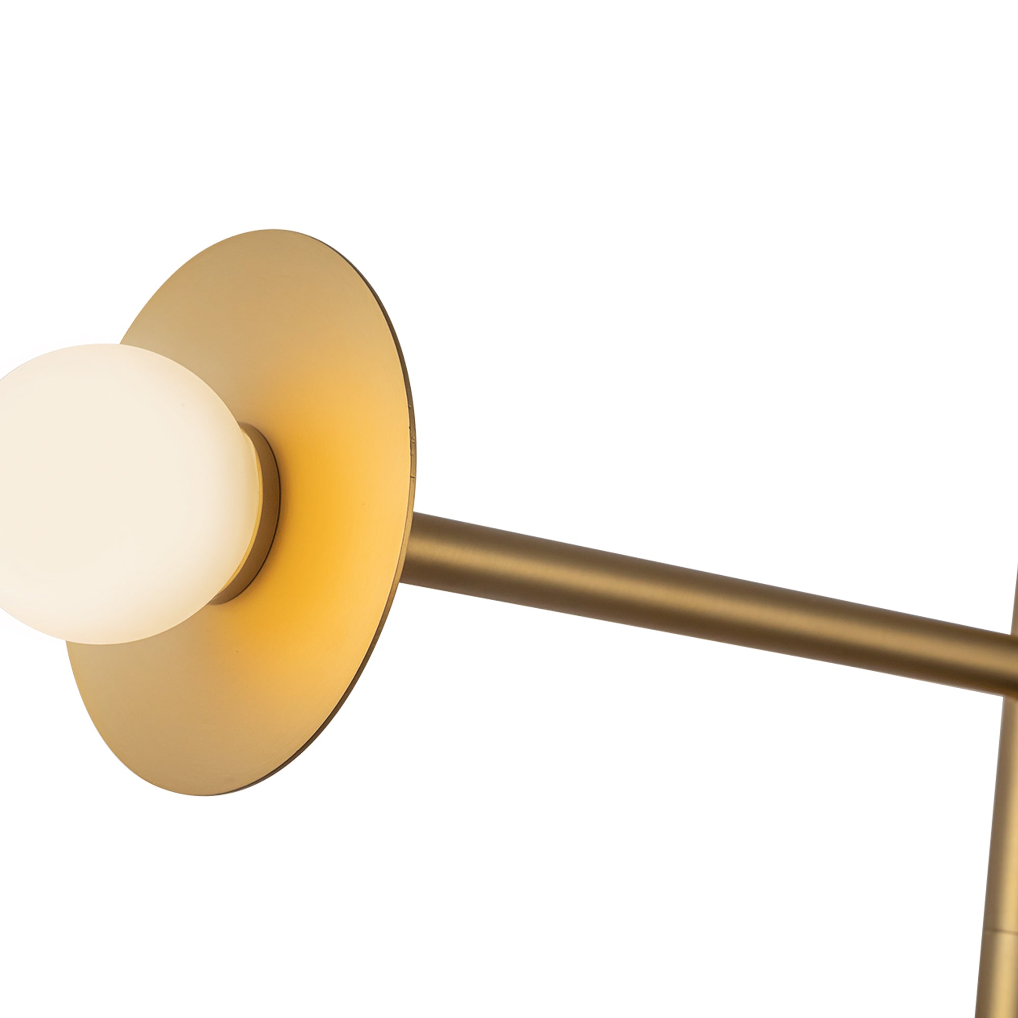 Elixir 22-in Brushed Gold LED Chandelier