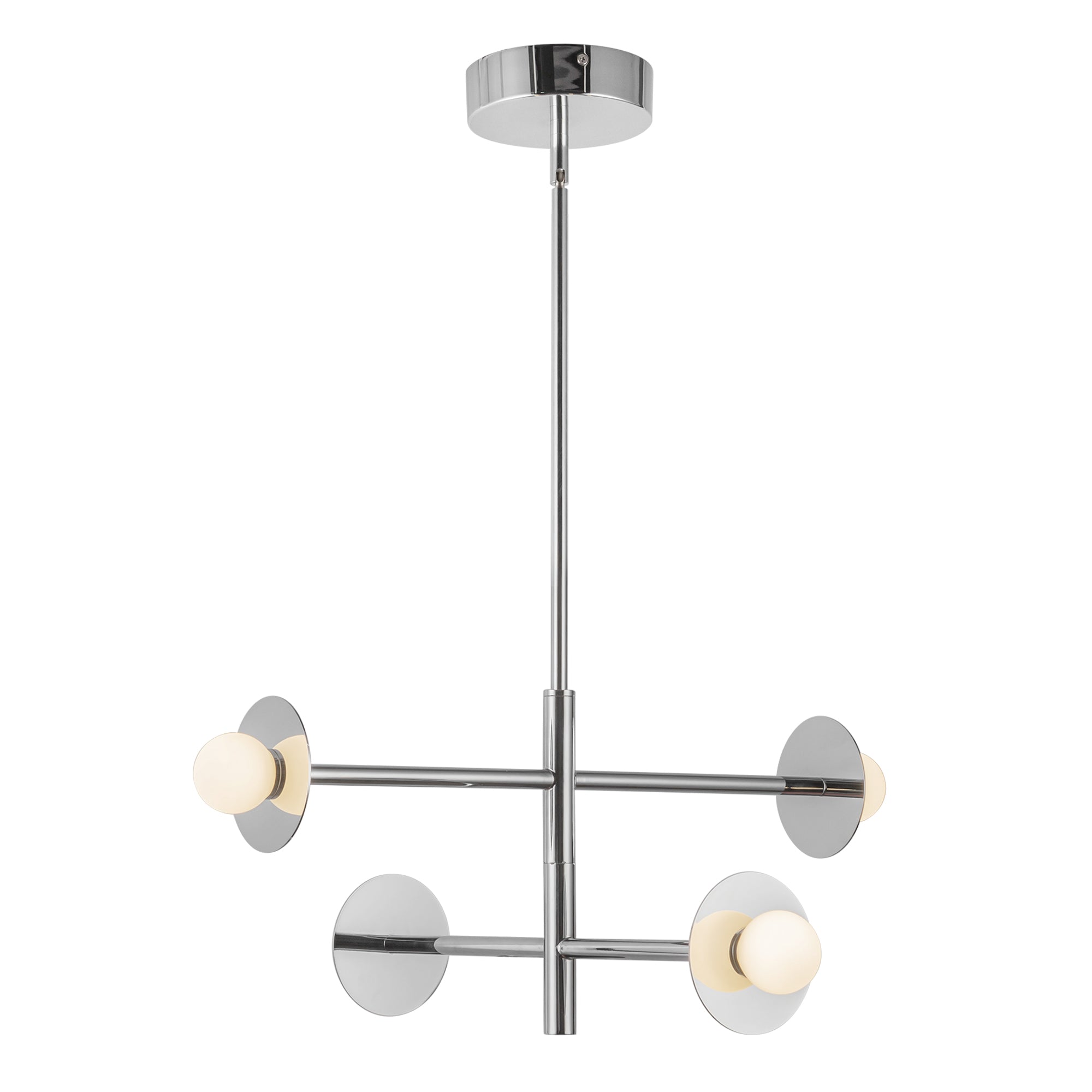 Elixir 22-in Chrome LED Chandelier