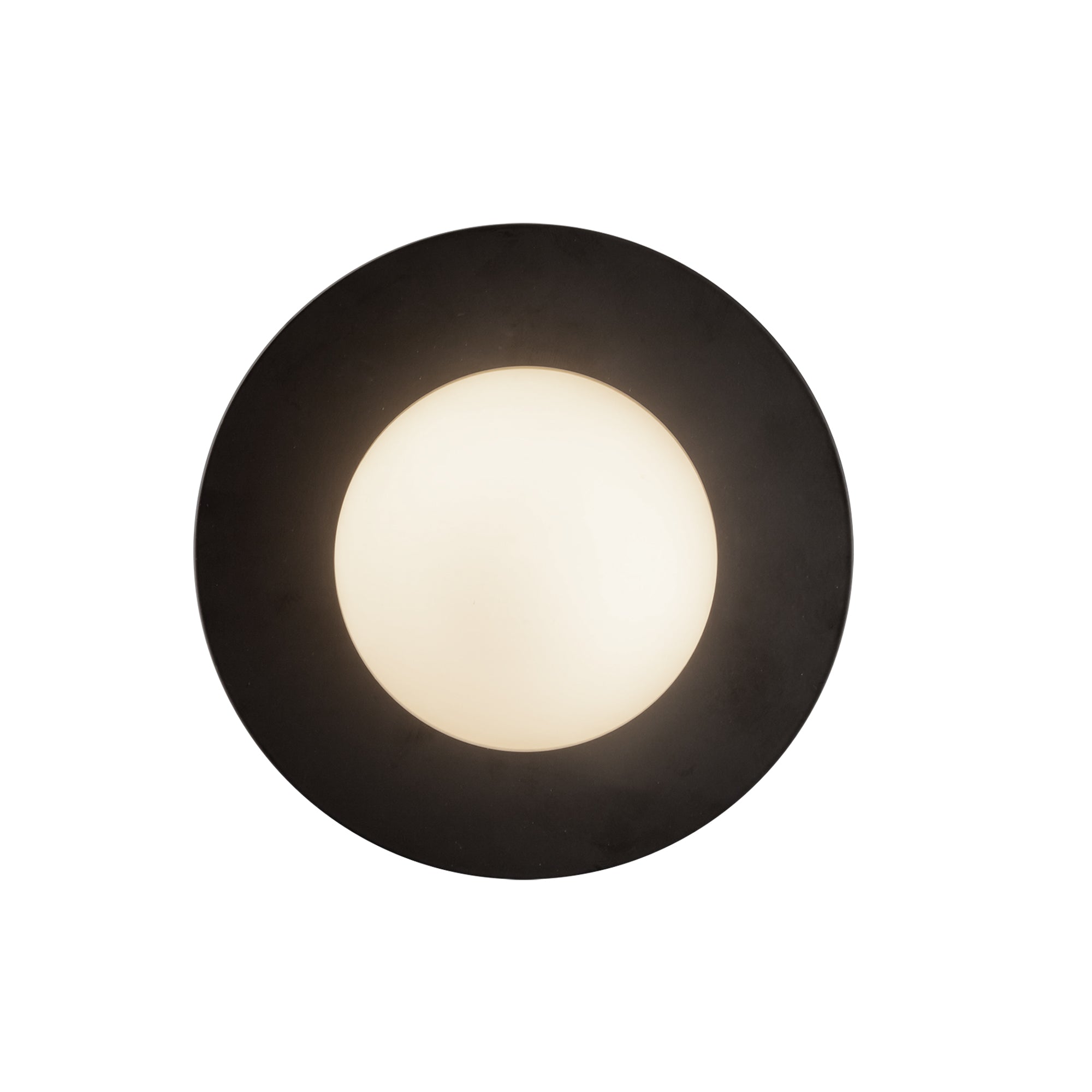 Elixir 6-in Black LED Flush Mount