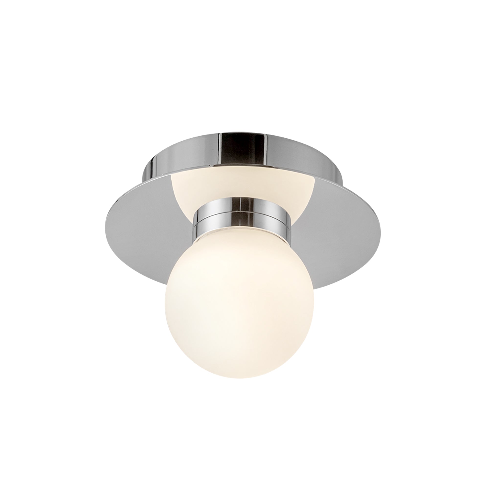 Elixir 6-in Chrome LED Flush Mount