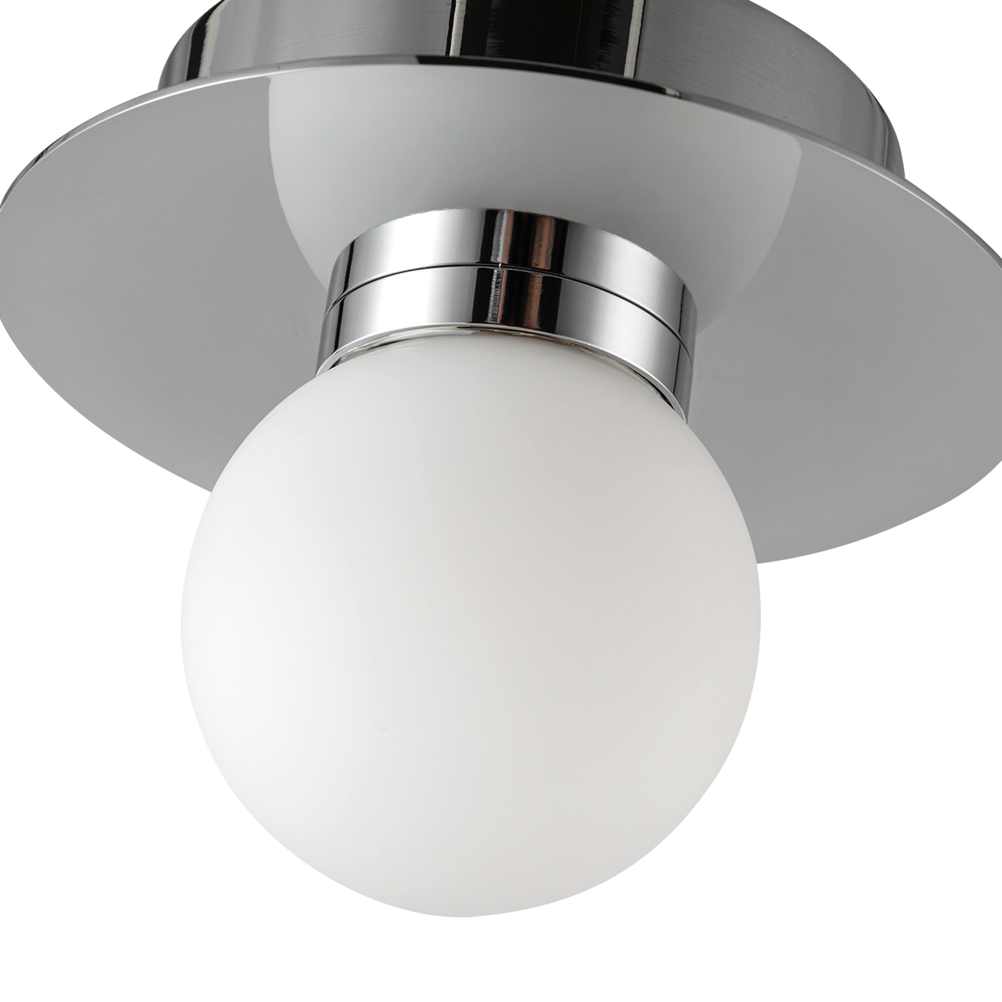 Elixir 6-in Chrome LED Flush Mount