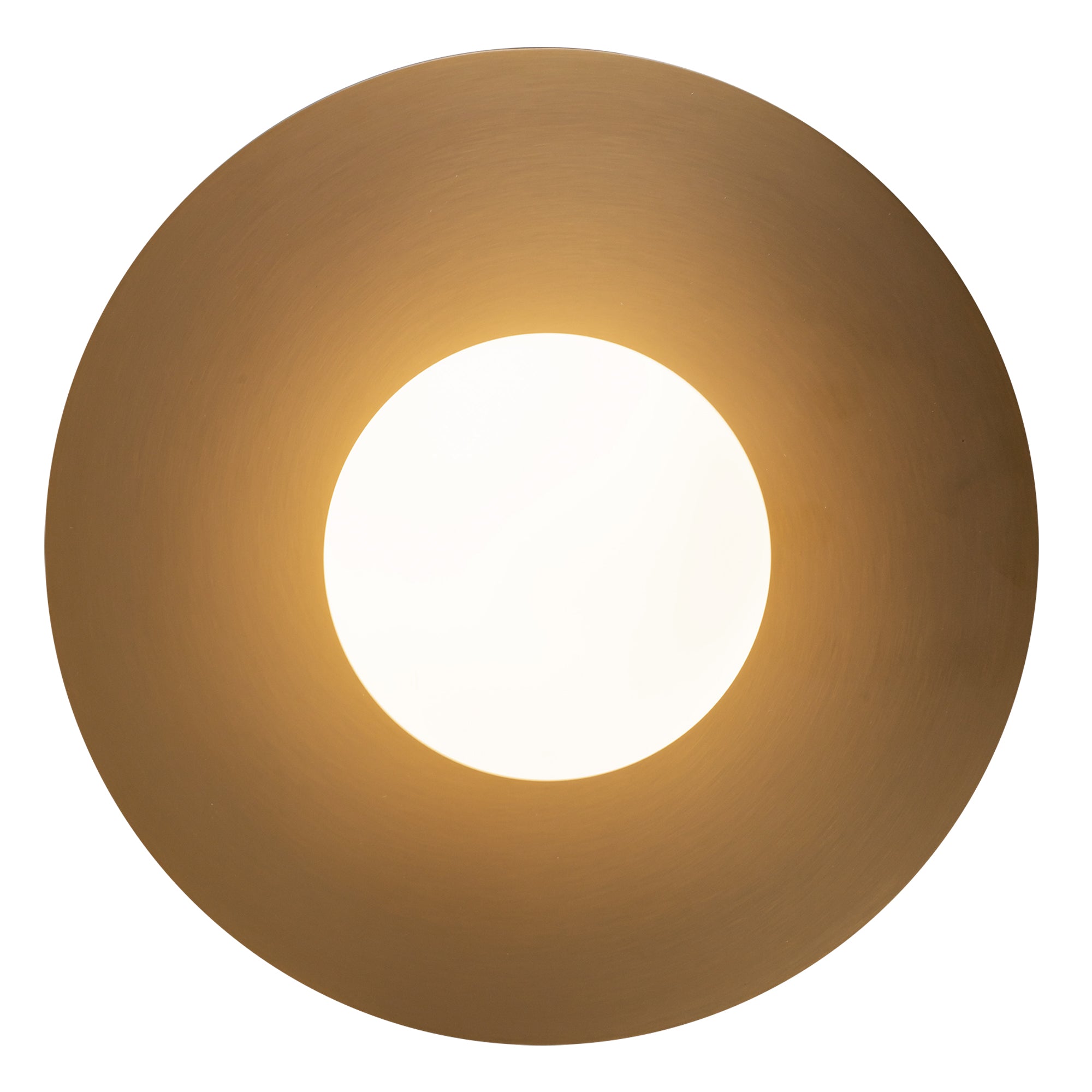 Elixir 14-in Brushed Gold LED Flush Mount