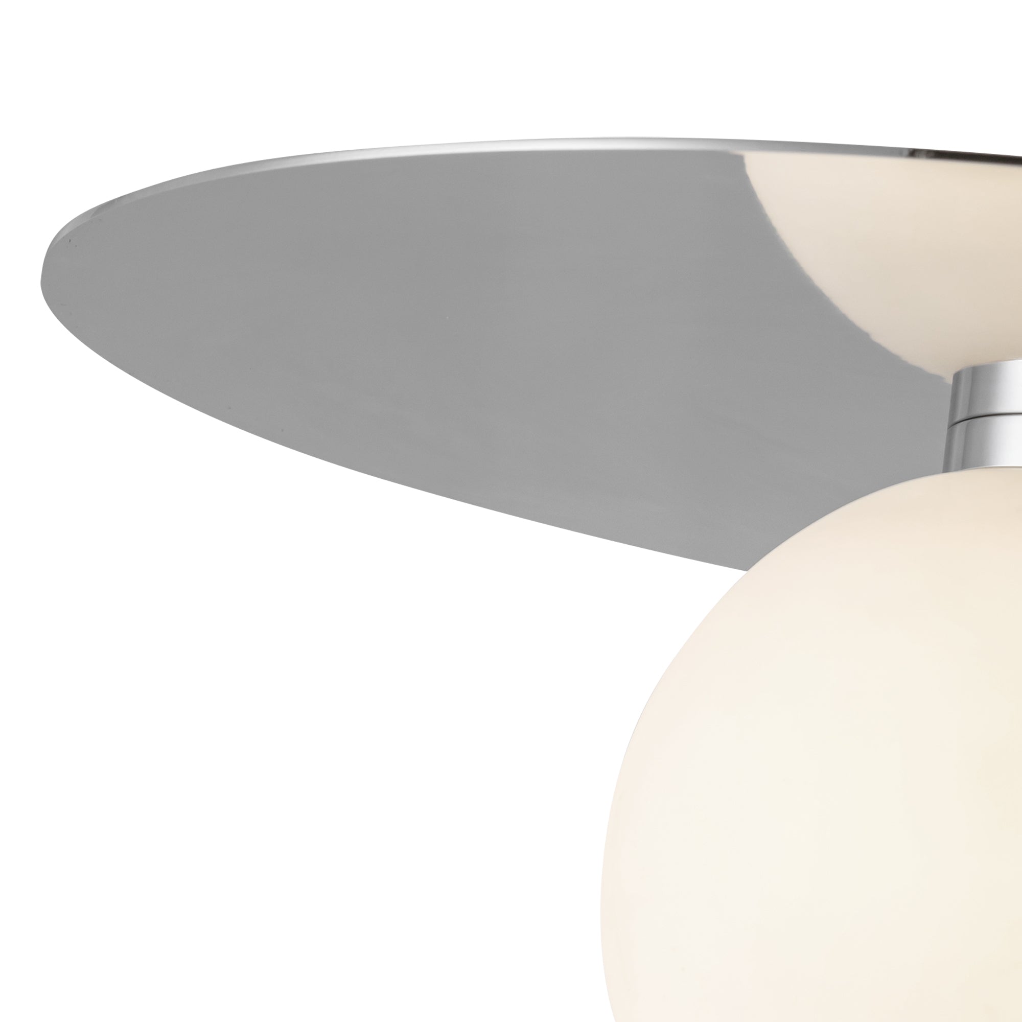 Elixir 14-in Chrome LED Flush Mount