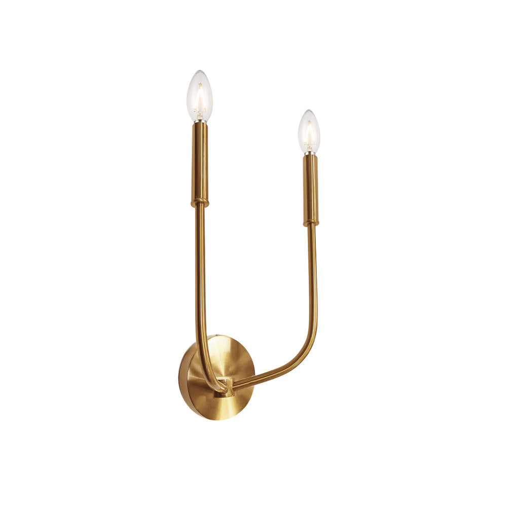 Dainolite ELEANOR ELN-152W-AGB Sconce Contemporary - Aged Brass