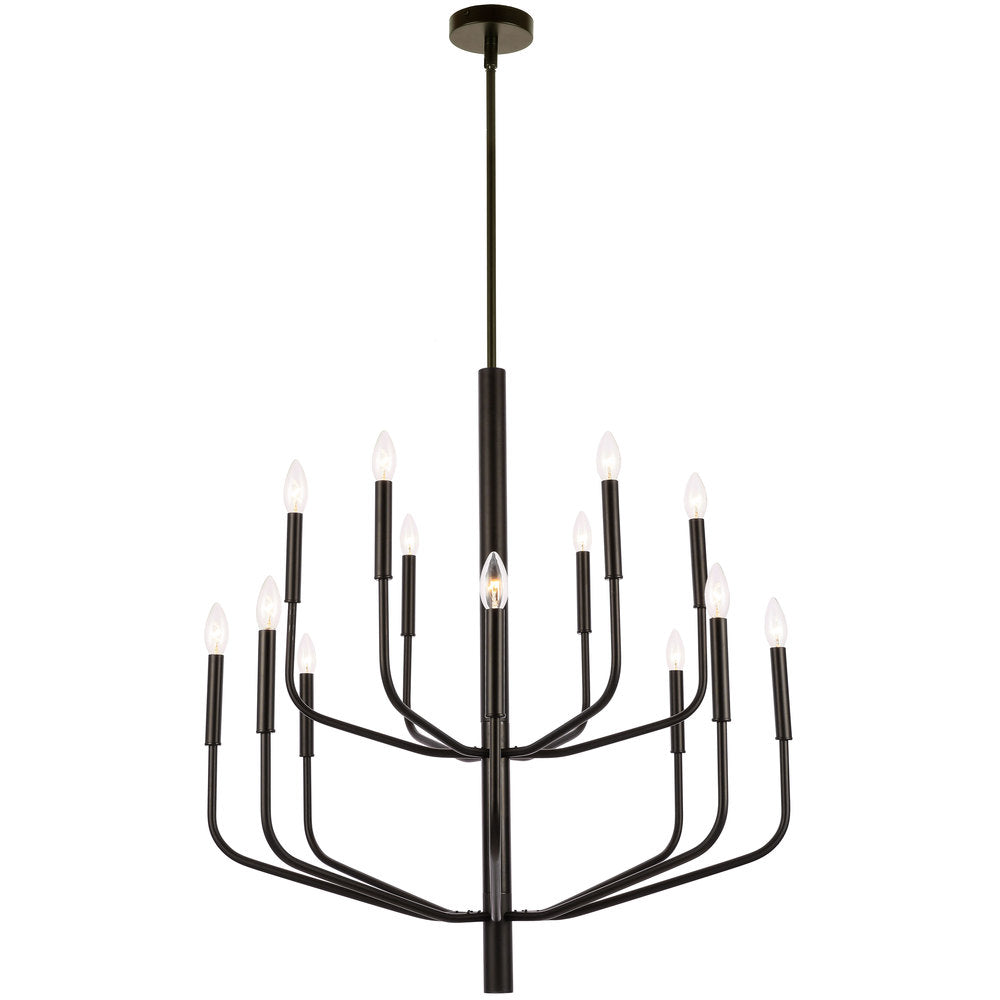 Dainolite ELEANOR ELN-3214C-MB Chandelier Contemporary - Matte Black