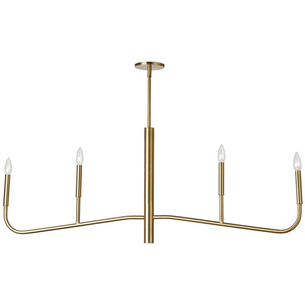 Dainolite ELN-484HC-AGB Chandelier Transitional - Aged Brass