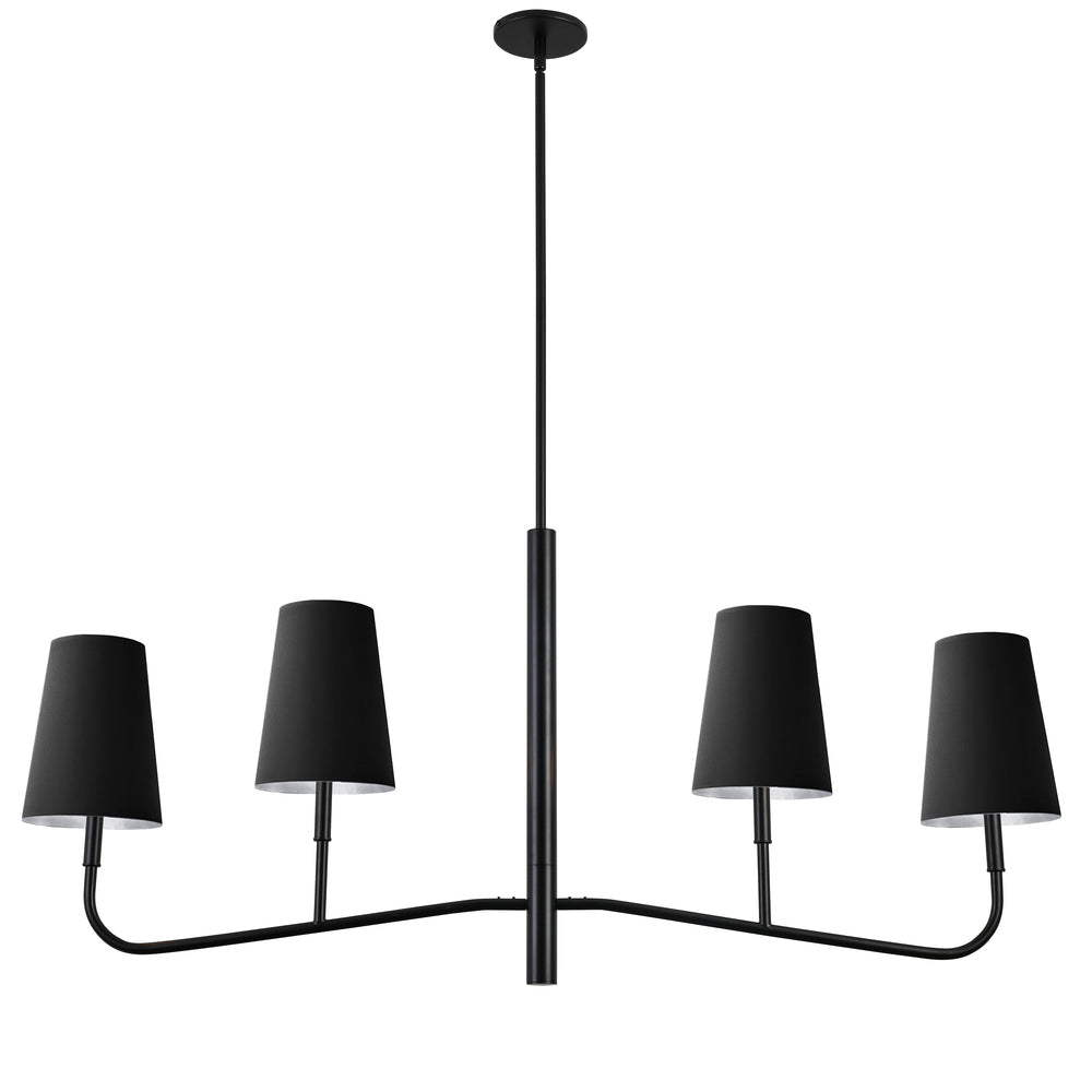 Dainolite ELN-534HC-MB-697 Chandelier Transitional - Matte Black