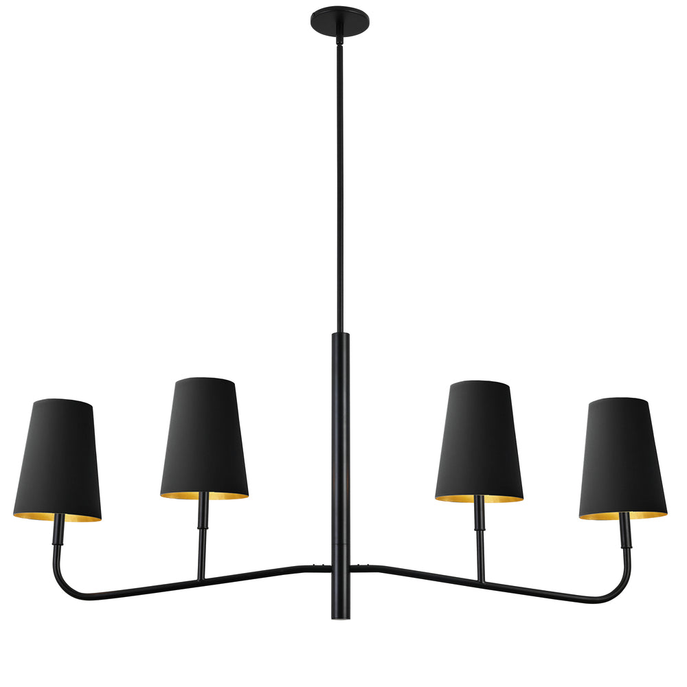 Dainolite ELN-534HC-MB-698 Chandelier Transitional - Matte Black