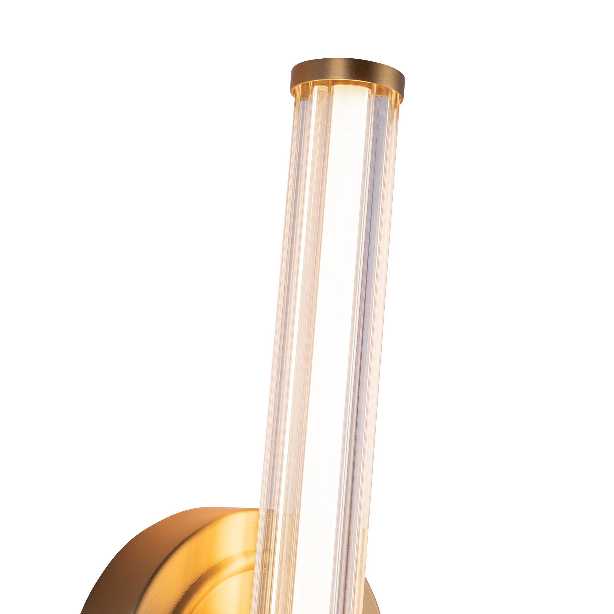 Elsie 12-in Brushed Gold LED Wall/Vanity Light