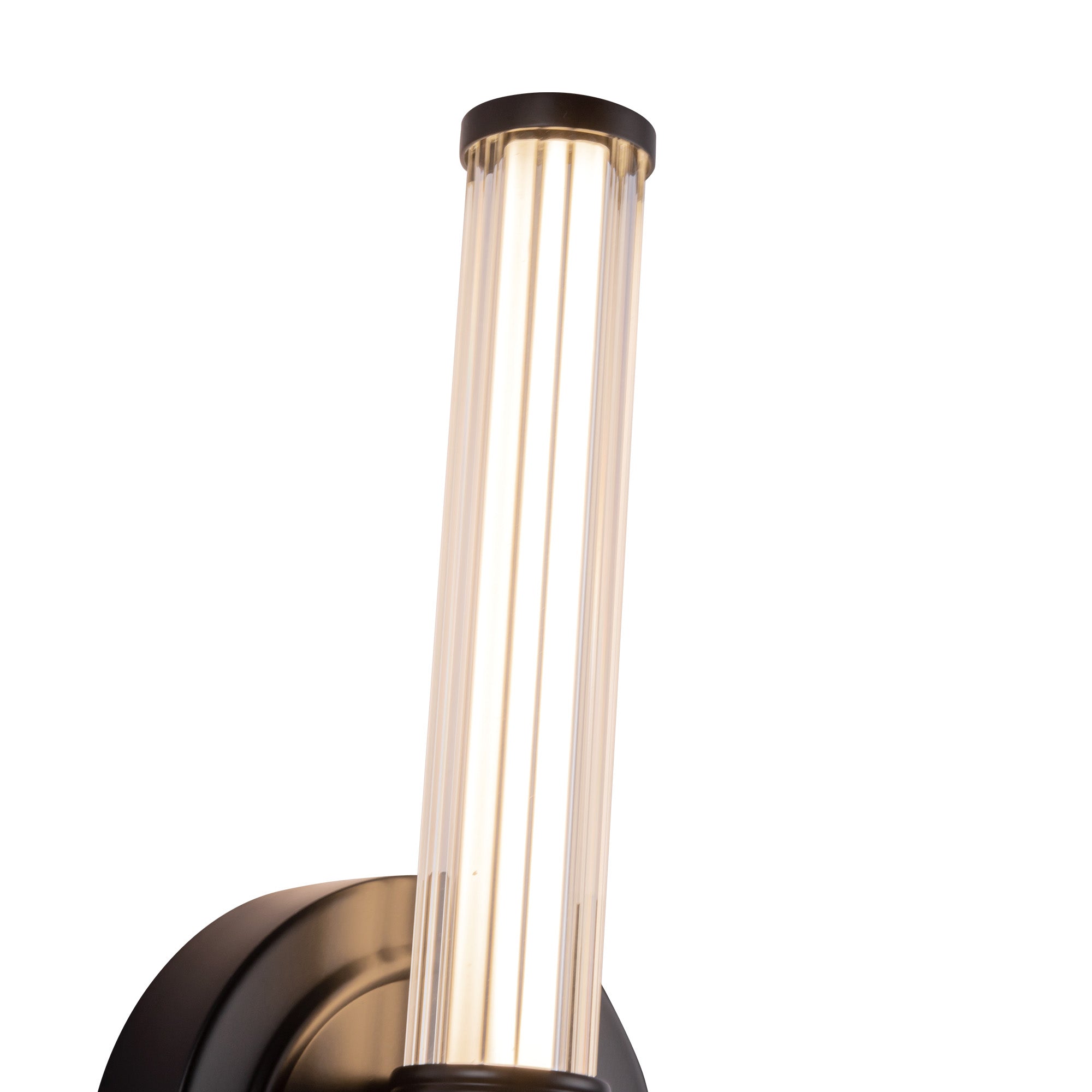 Elsie 12-in Matte Black LED Wall/Vanity Light