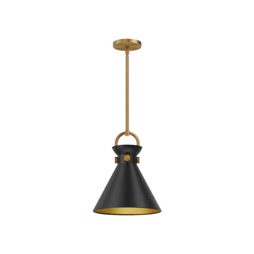 Alora Lighting EMERSON PD412011AGMB Pendant Modern - Aged Gold Matte Black