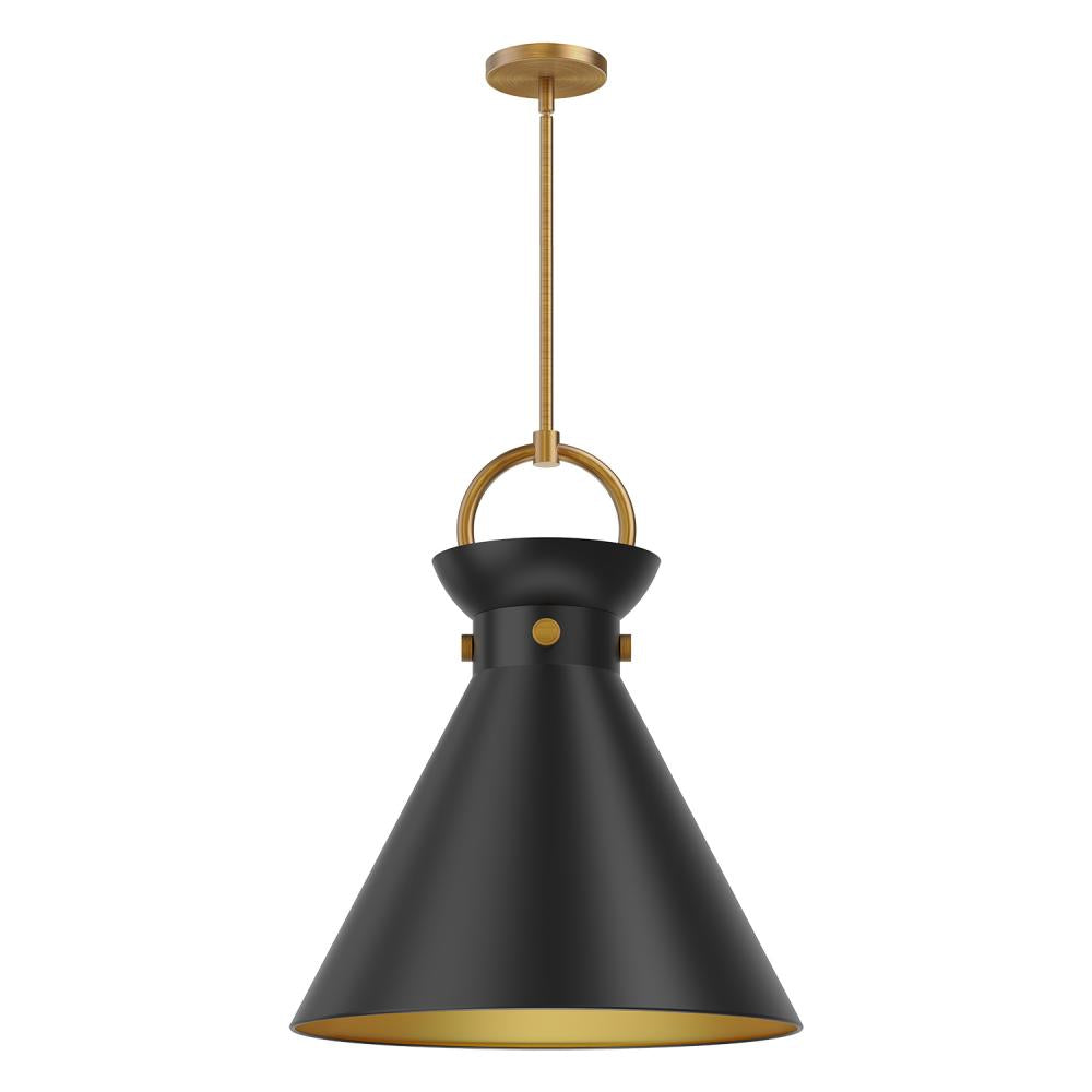 Alora Lighting EMERSON PD412018AGMB Pendant Modern - Aged Gold Matte Black