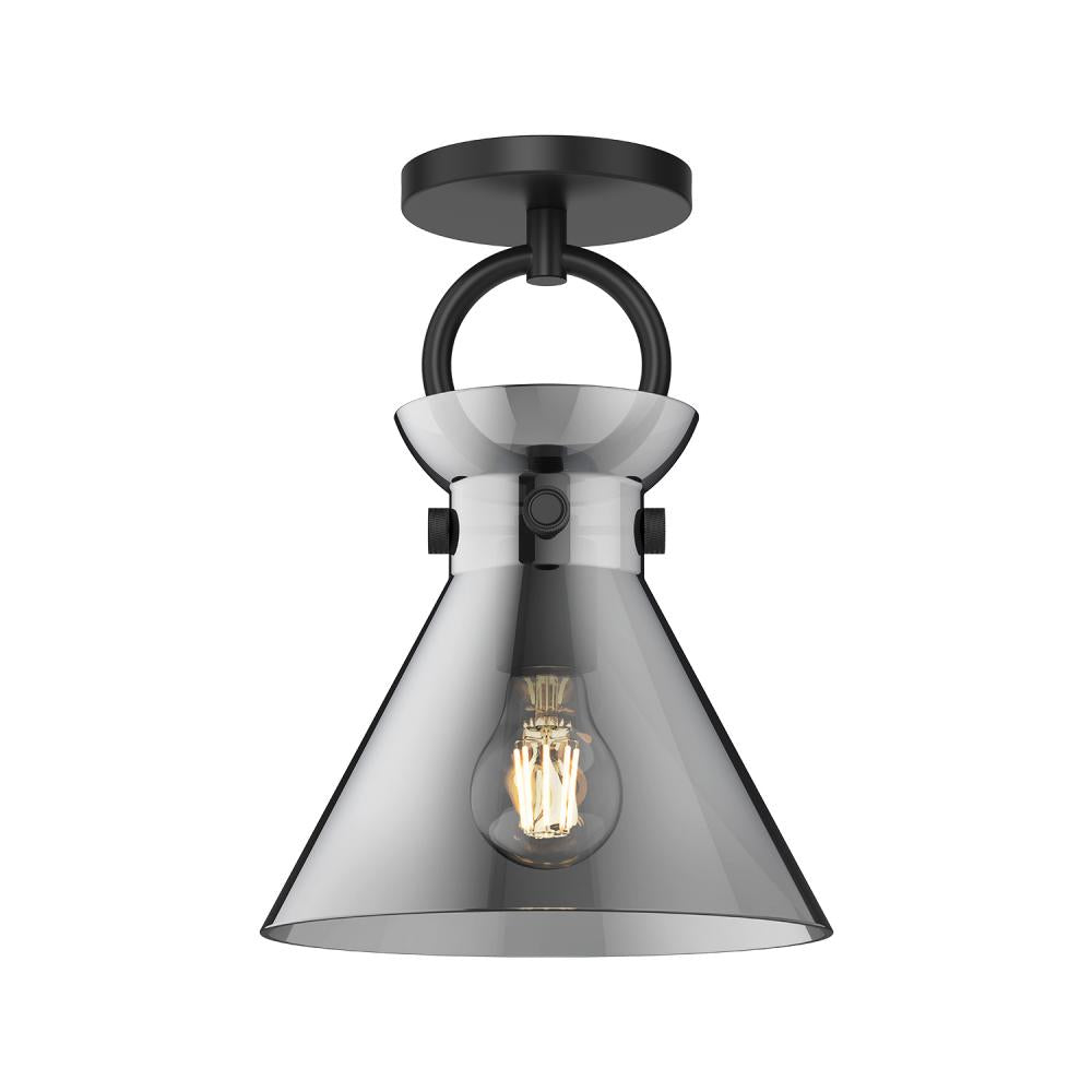 Alora Lighting EMERSON SF412509MBSM Semi Flush Mt Modern - Matte Black