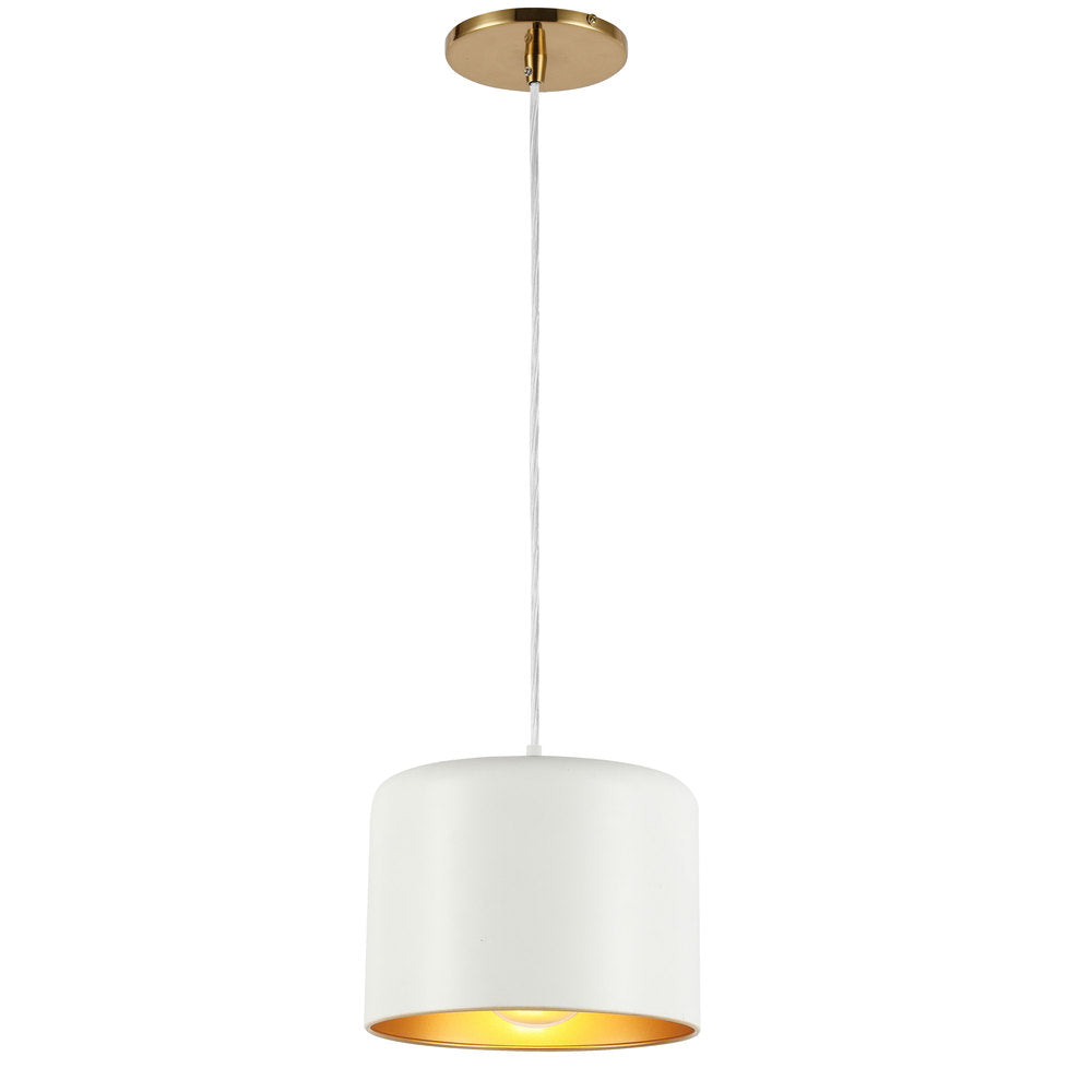 Dainolite EMILIA EMI-81P-AGB-MW Pendant Transitional - Aged Brass