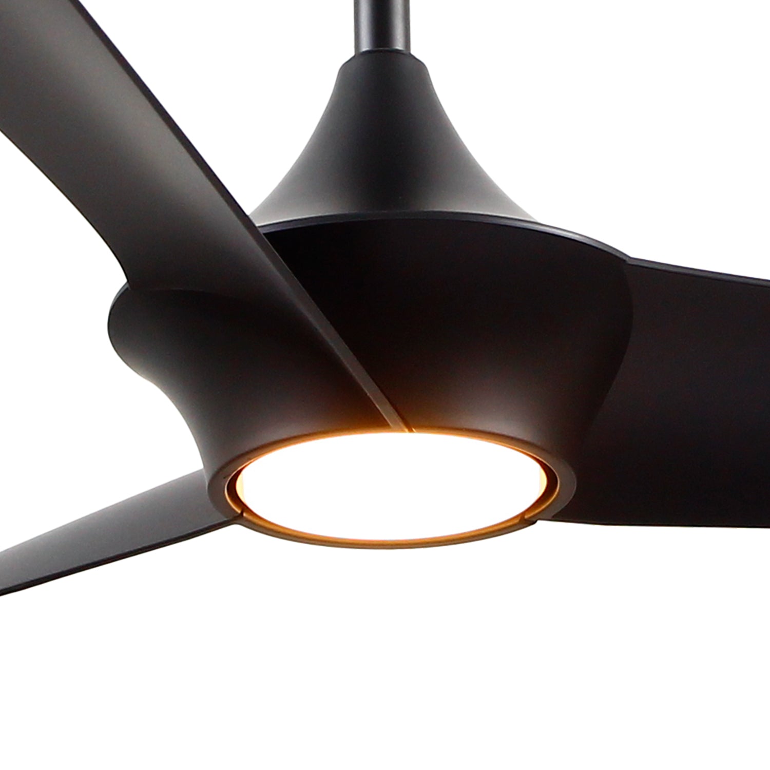 Emiko 56-in Matte Black LED Fans