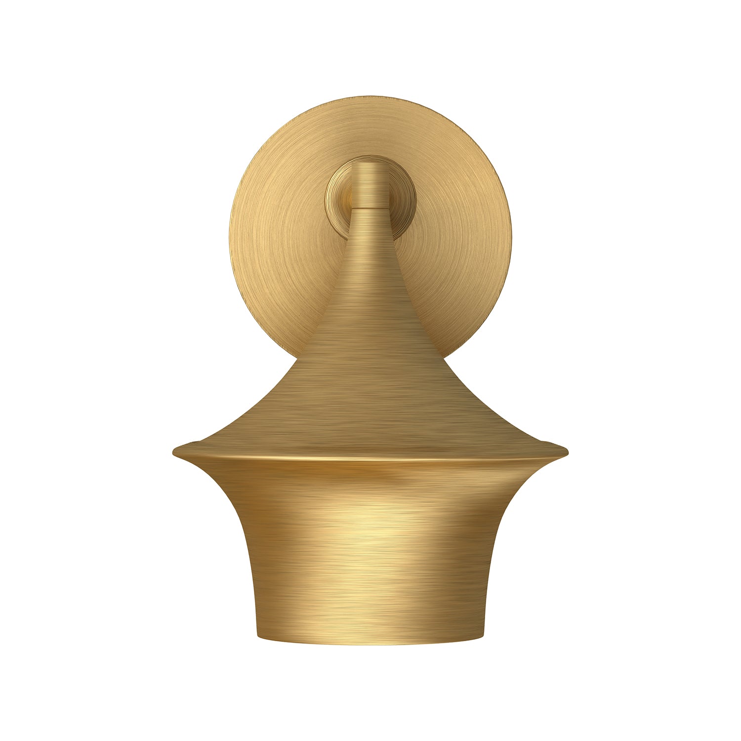 Emiko 7-in Brushed Gold 1 Light Wall/Vanity