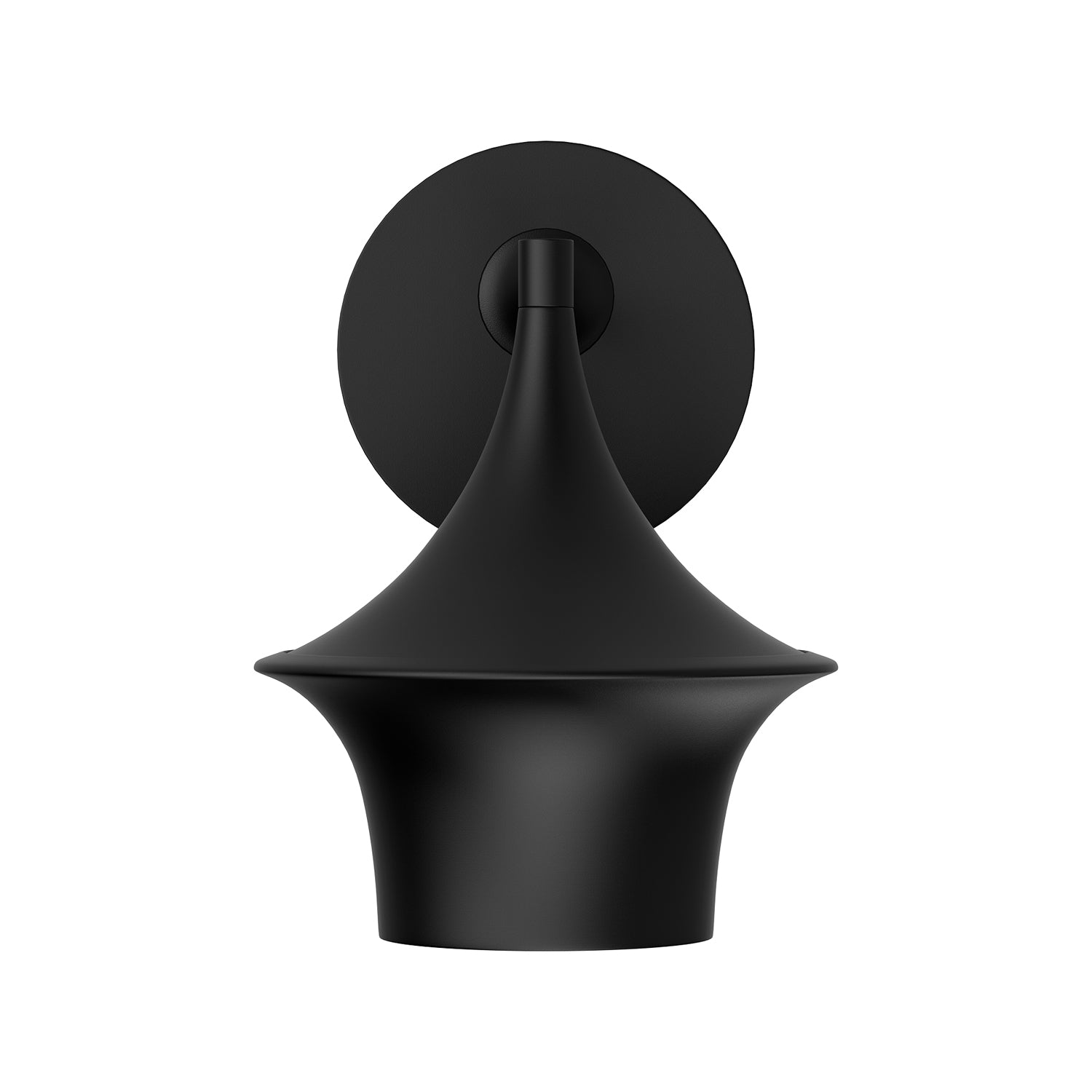 Emiko 7-in Matte Black 1 Light Wall/Vanity