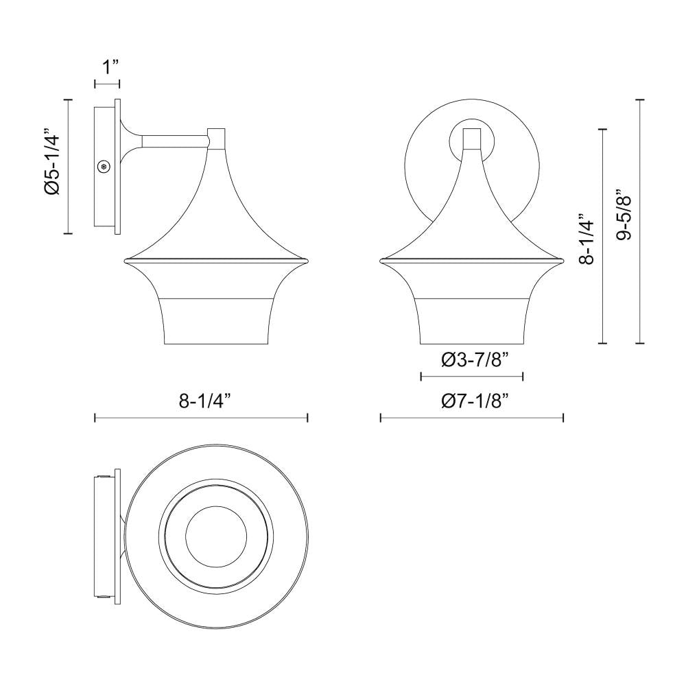 Alora Lighting EMIKO WV523007BG Bathroom Fixture - Brushed Gold